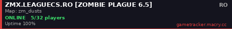 ZMX.LEAGUECS.RO [ZOMBIE PLAGUE 6.5]