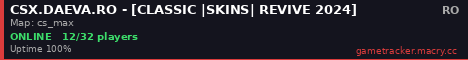 CSX.DAEVA.RO - [CLASSIC |SKINS| REVIVE 2024]
