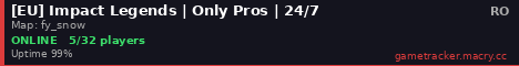 [EU] Impact Legends | Only Pros | 24/7