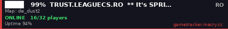 ████   99%  TRUST.LEAGUECS.RO  ** It's SPRING TIME! **