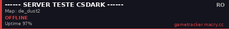 ------ SERVER TESTE CSDARK ------