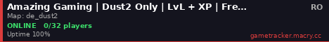 Amazing Gaming | Dust2 Only | LvL + XP | Free Vip