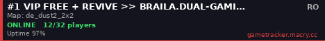 #1 VIP FREE + REVIVE >> BRAILA.DUAL-GAMING.RO << [PUBLIC SERVER]