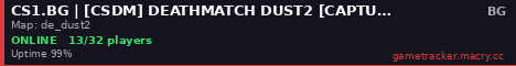 CS1.BG | [CSDM] DEATHMATCH DUST2 [CAPTURE THE FLAG]