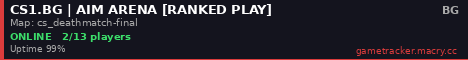 CS1.BG | AIM ARENA [RANKED PLAY]
