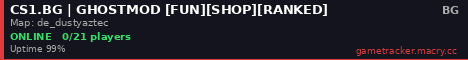 CS1.BG | GHOSTMOD [FUN][SHOP][RANKED]
