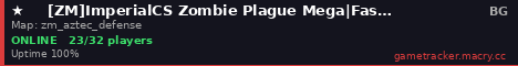 ★     [ZM]ImperialCS Zombie Plague Mega|Fast SaveAP Jetpack+GoldenAK+