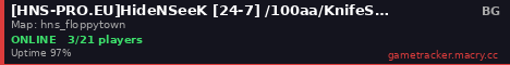 [HNS-PRO.EU]HideNSeeK [24-7] /100aa/KnifeSkins/JumpStats/VIP/