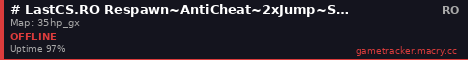 # LastCS.RO Respawn~AntiCheat~2xJump~SpawnProtect~1000FPS