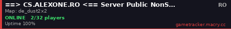 ==> CS.ALEXONE.RO <== Server Public NonStop