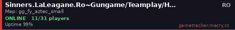 Sinners.LaLeagane.Ro~Gungame/Teamplay/Headshot Only~