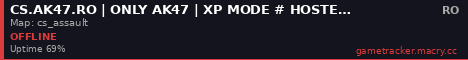 CS.AK47.RO | ONLY AK47 | XP MODE # HOSTED BY ZONEK.RO