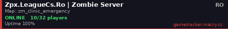 Zpx.LeagueCs.Ro | Zombie Server